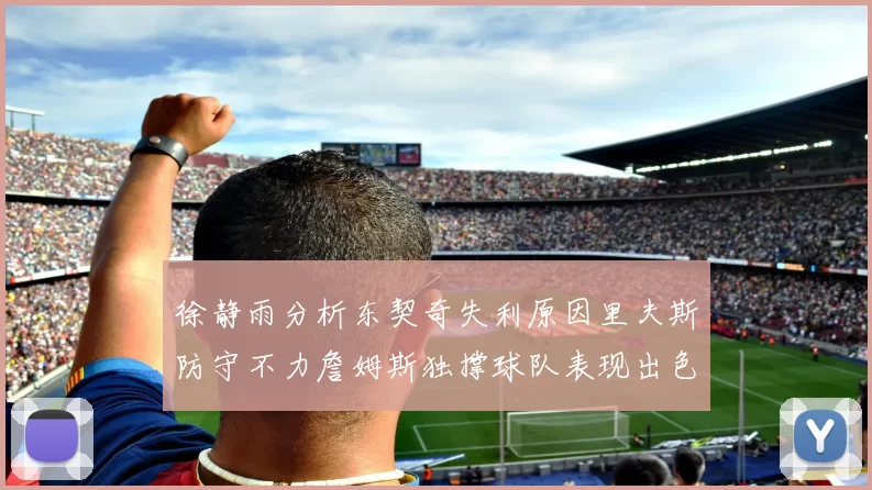 徐静雨分析东契奇失利原因里夫斯防守不力詹姆斯独撑球队表现出色