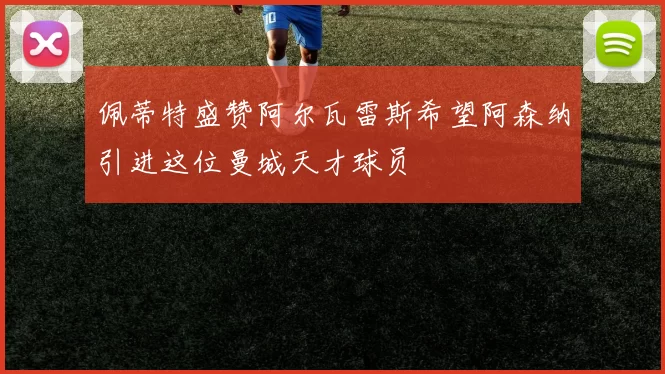 佩蒂特盛赞阿尔瓦雷斯希望阿森纳引进这位曼城天才球员